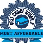 Affordable Eco-Friendly College badge graphic