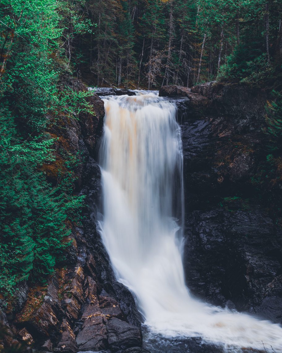 Township E falls in Maine