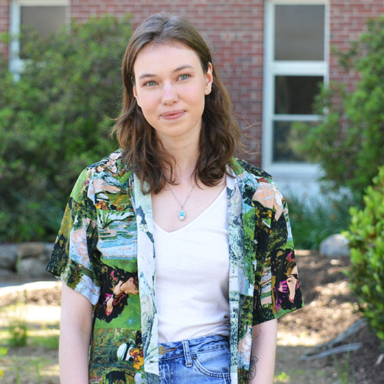 Portrait of University of Maine at Farmington student Jocelyn Royalty