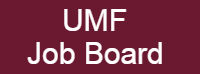Text box with words UMF Job Board