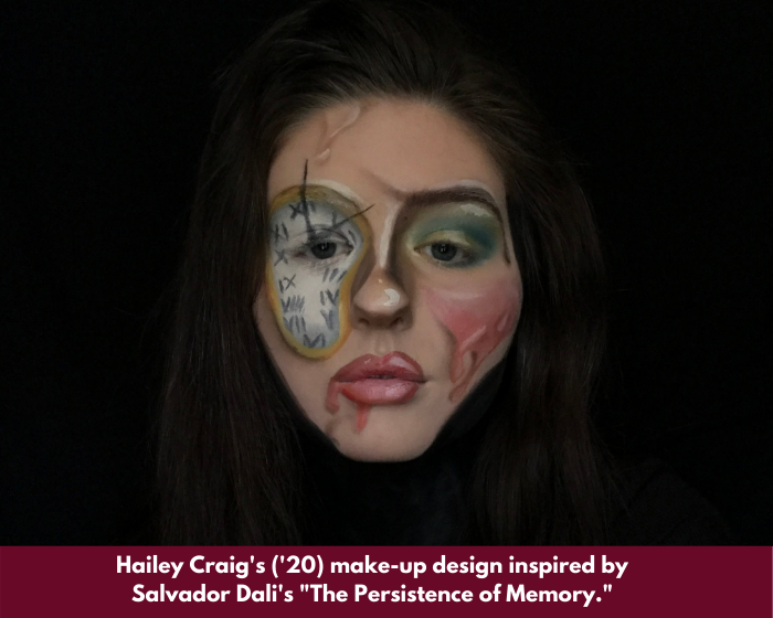Hailey Craig's Dali-Inspired Make-Up Design