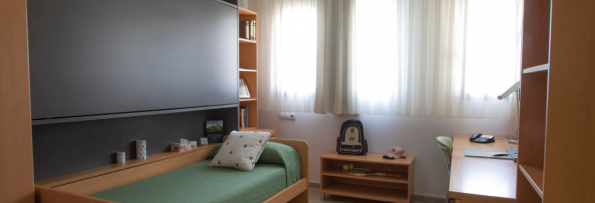 Picture of dorm room at University of Alicante in Spain