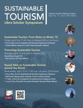 Sustainable Tourism Symposium Event Flyer