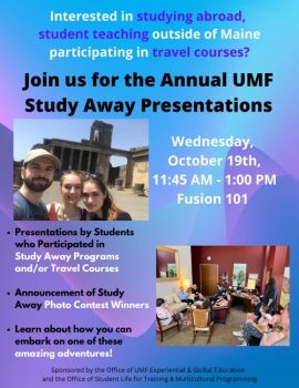 Picture of study away presentation-photo contest event flyer