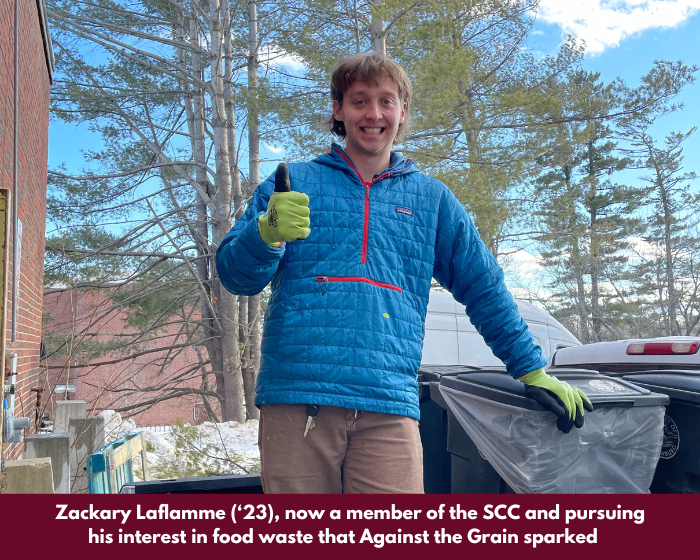 zack laflamme now a member of the SCC working in compost 