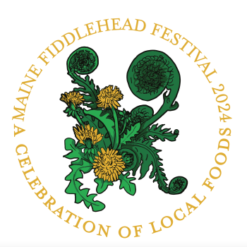maine fiddlehead festival logo 