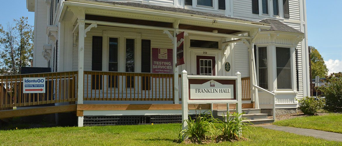 Testing Services, UMF's Franklin Hall