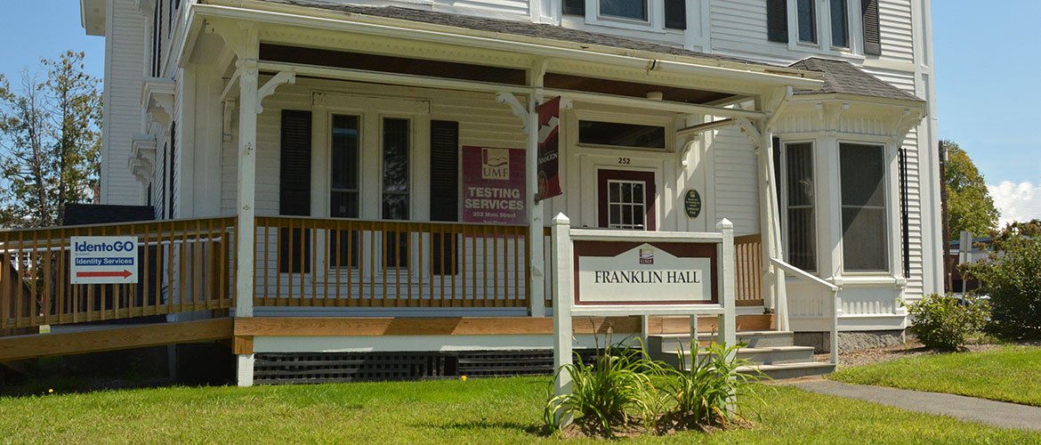 Testing Services, UMF's Franklin Hall