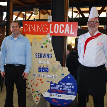 UMF dining services serves 25 percent local foods.