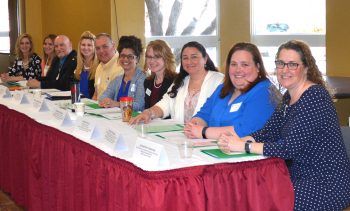 A group of Maine County and State Teachers of the Year at a recent UMF event