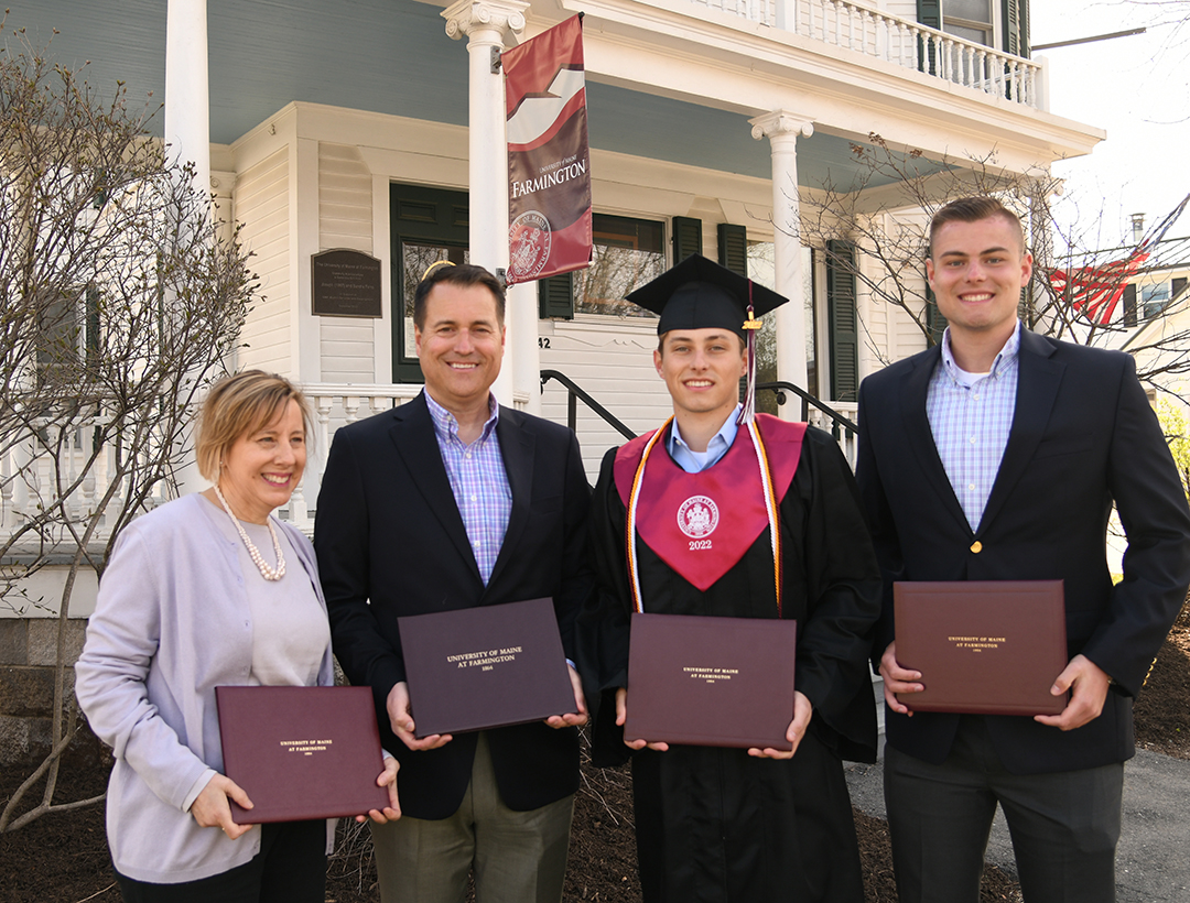 UMF graduate Eric Parent and his family