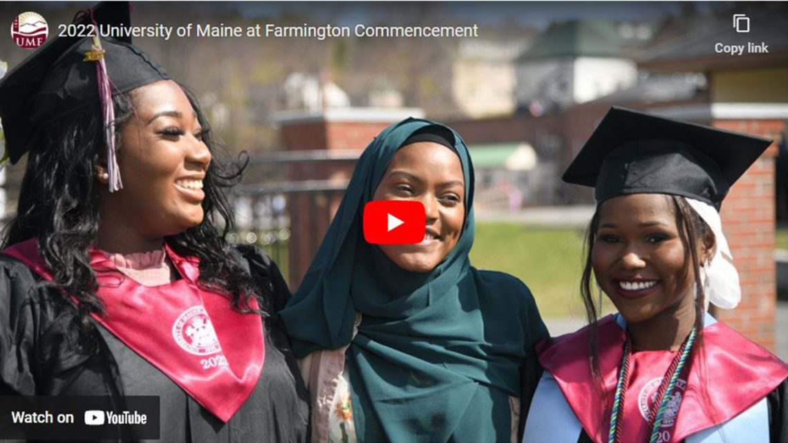Youtube thumbnail of image of the 2022 Commencement Livestream