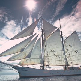 The sailing ship AVONTUUR