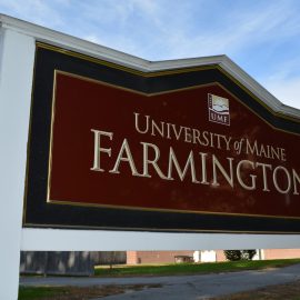 Sign at University of Maine at Farmington