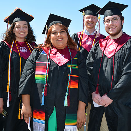 Students at UMF's 2023 Commencement